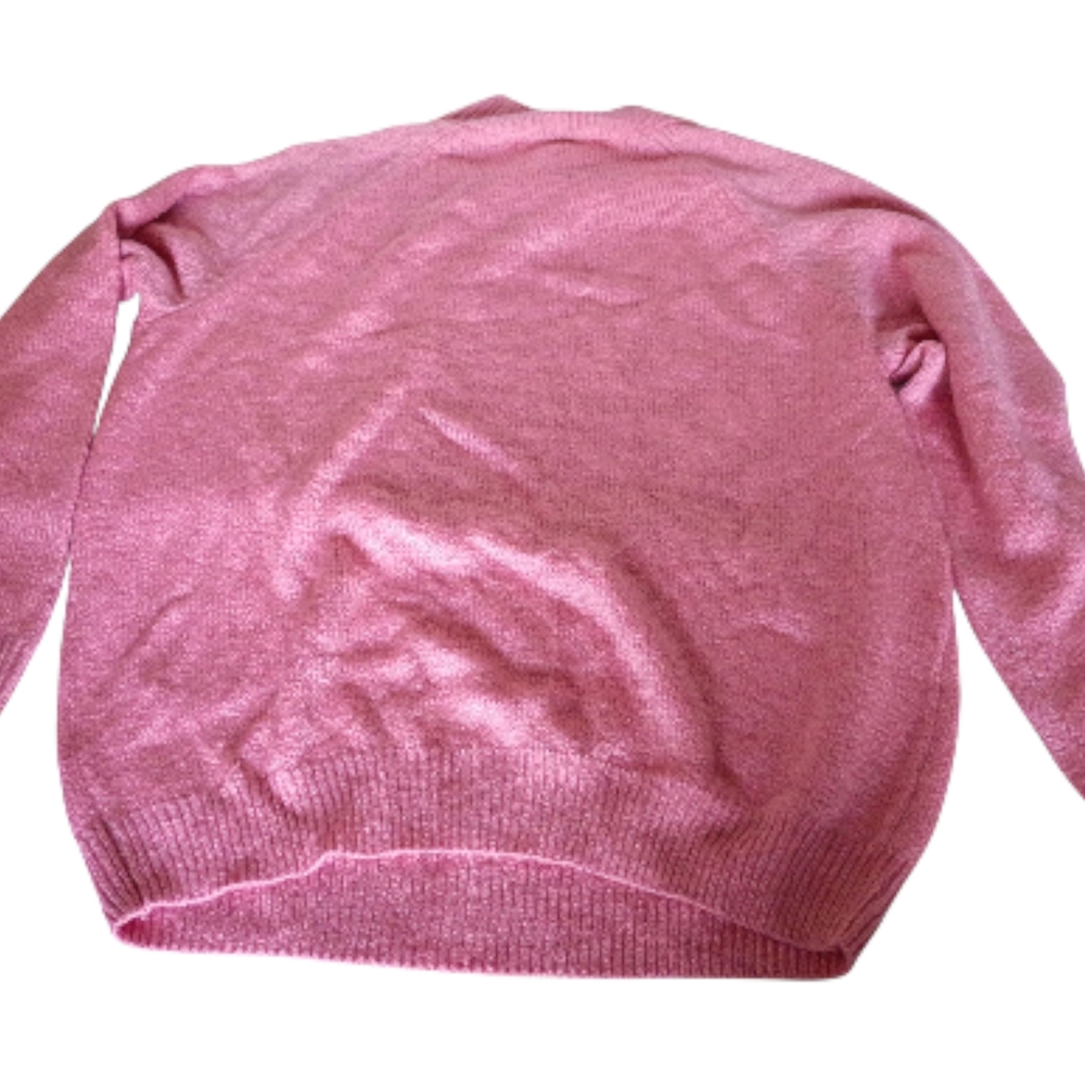 Karen Scott Pink Cowl Neck Sweater - Picture 3 of 4